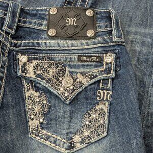 Miss Me  Women's Capri Jeans Women's Size 27   Blue .